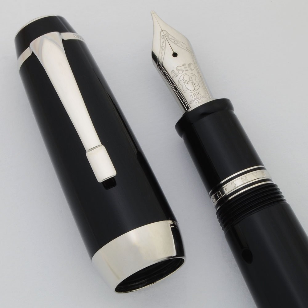 Montblanc Large Boheme Fountain Pen (2002) - Black, Platinum Trim